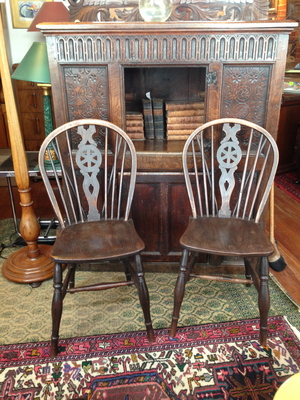 12 WINDSOR CHAIRS SOLD
